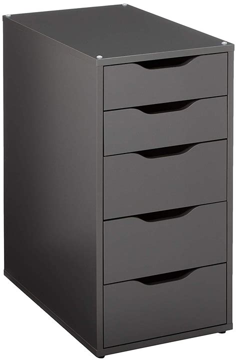More from the ALEX series. . Ikea alex drawers black
